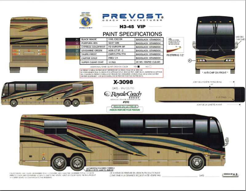 2000 Prevost Royale H3-45 For Sale