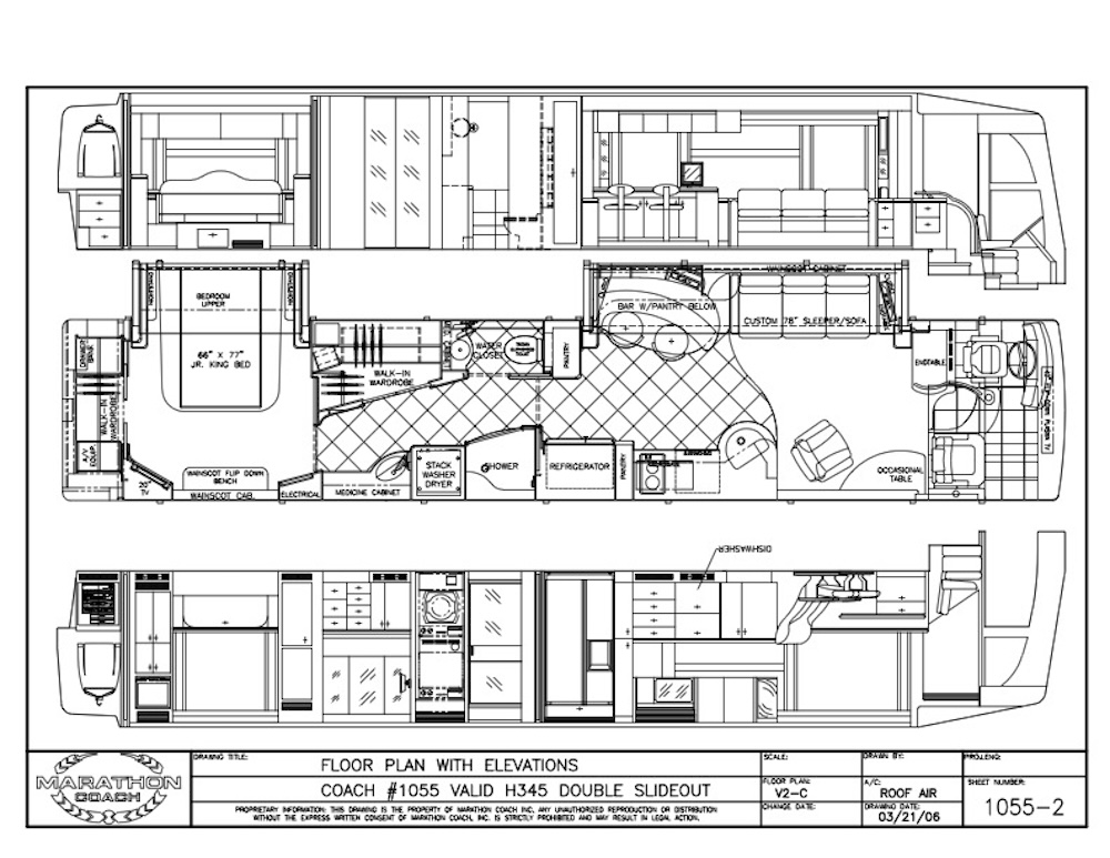 2007 Prevost  Marathon H3-45 For Sale