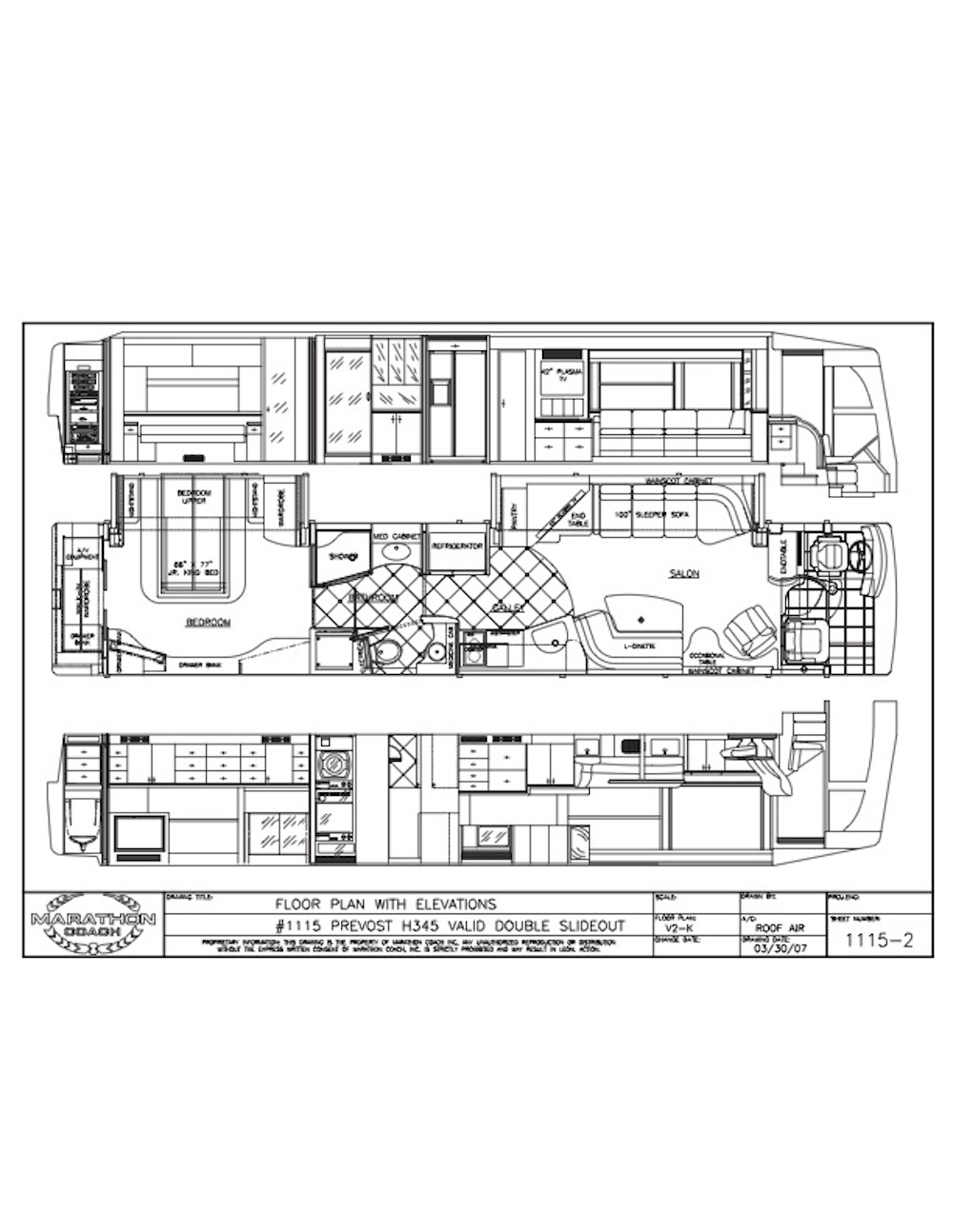 2008 Prevost Marathon H3-45 For Sale