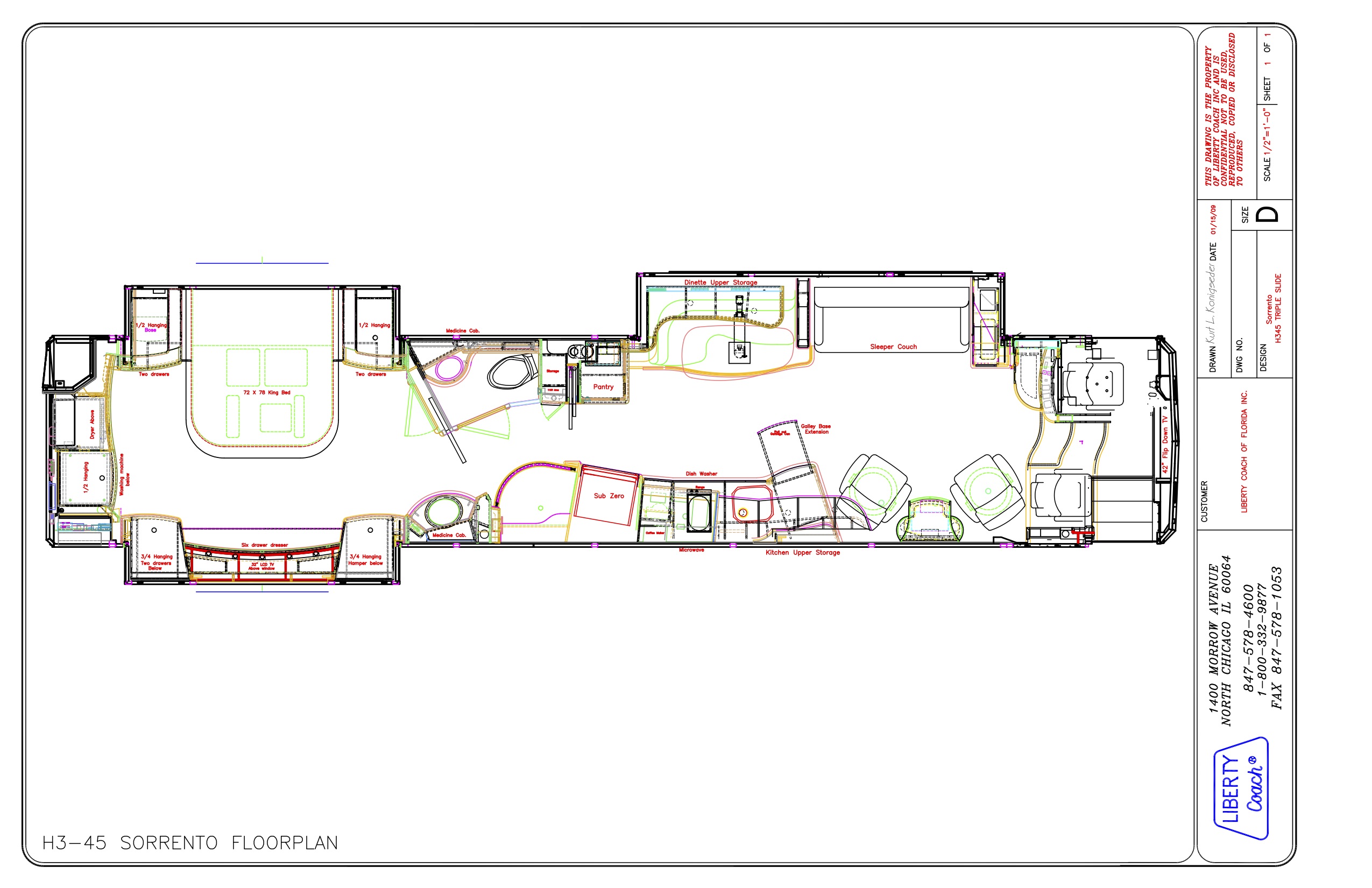 2011  Prevost Liberty H3-45 For Sale