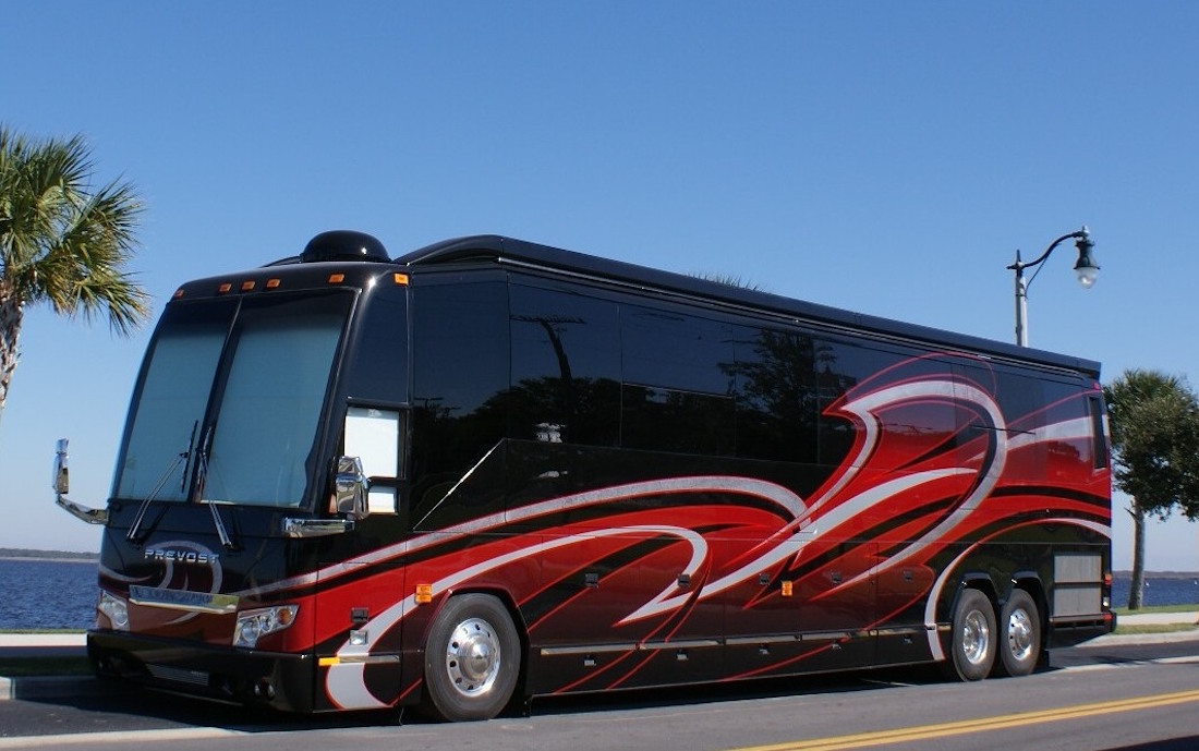 2012 Prevost Millennium H345Quad Slide 1619