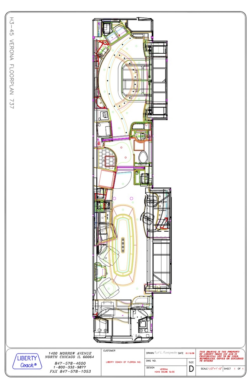 2013 Prevost Liberty  H3-45 For Sale