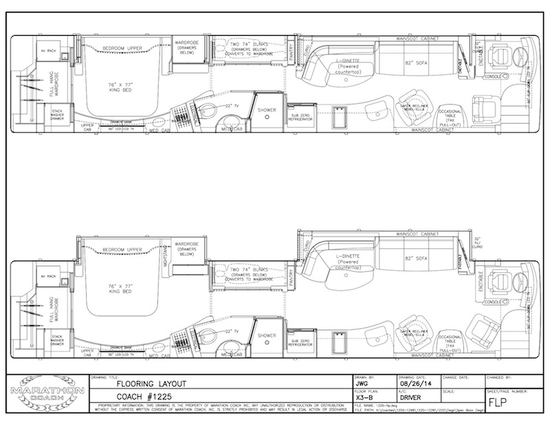 2016 Prevost Marathon X3Double Slide # 1225