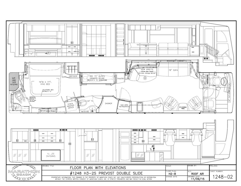 2017 Prevost Marathon H345Double Slide 1248