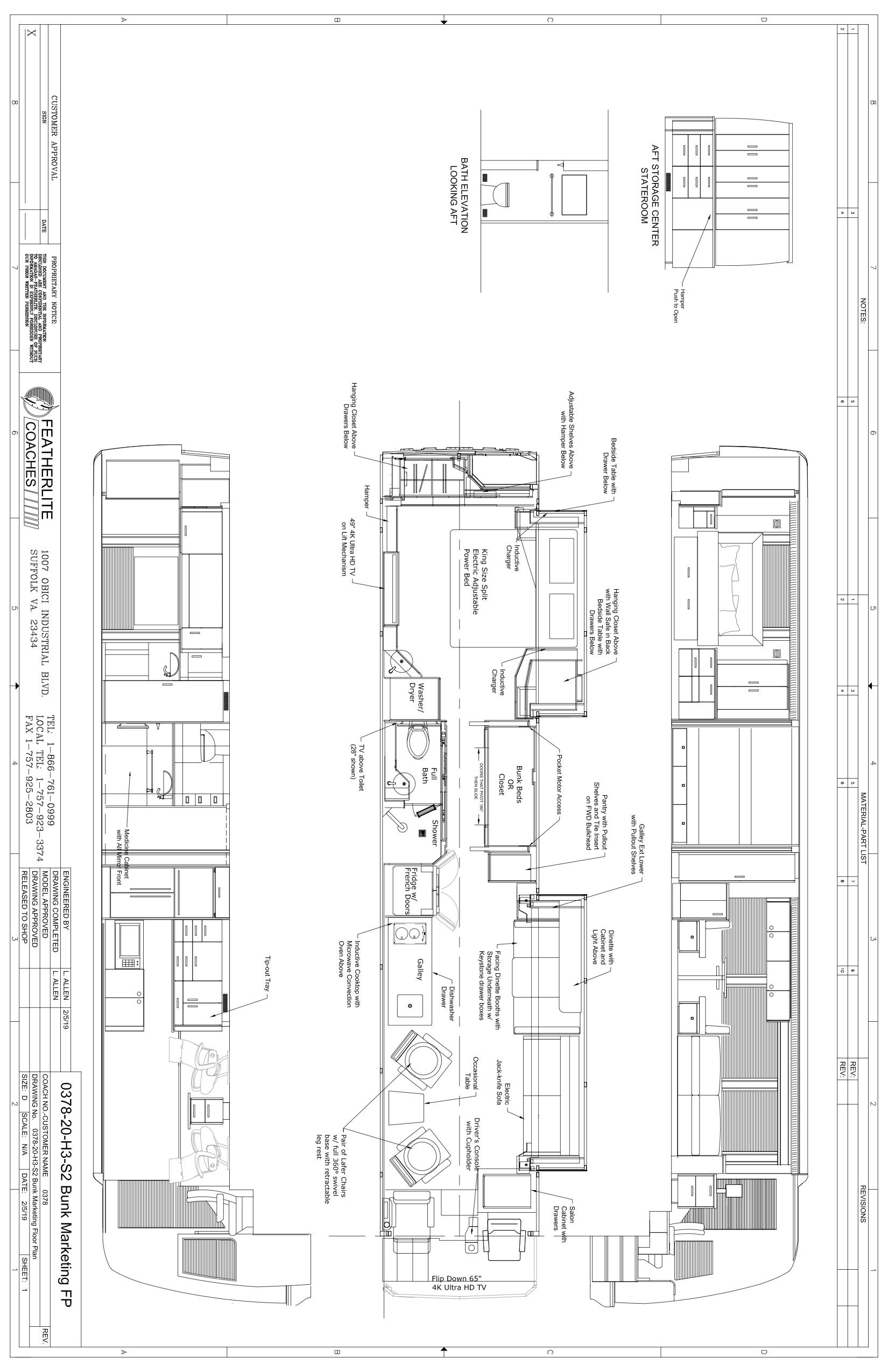 2022 Prevost Featherlite H3-45 For Sale