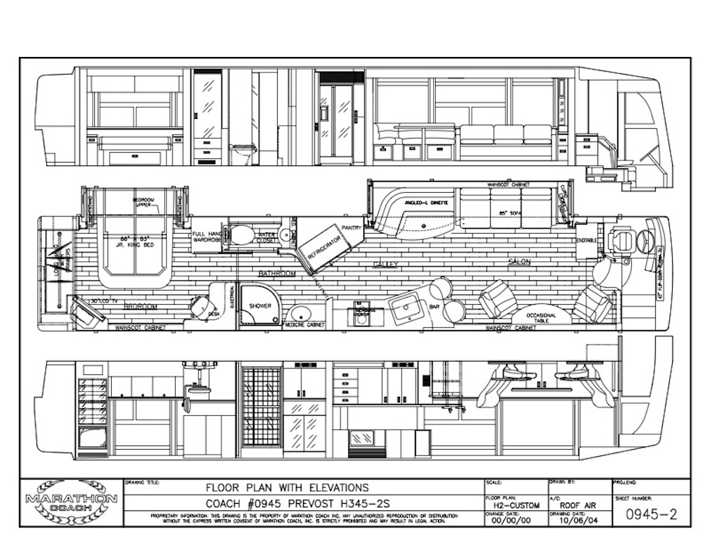 2006 Prevost Marathon  H3-45 For Sale