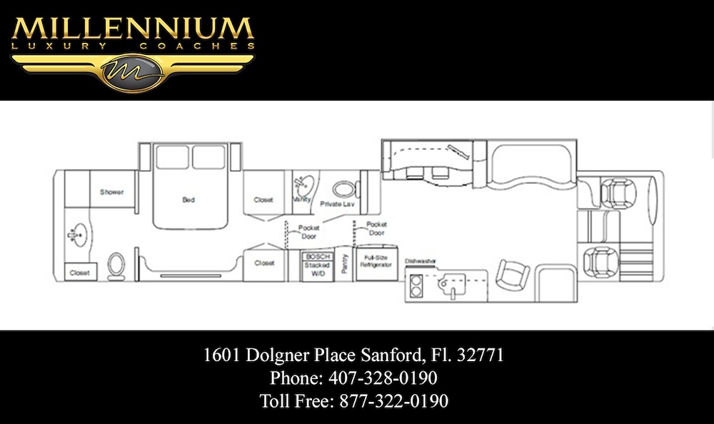 2015 Prevost Millennium  H3-45 For Sale