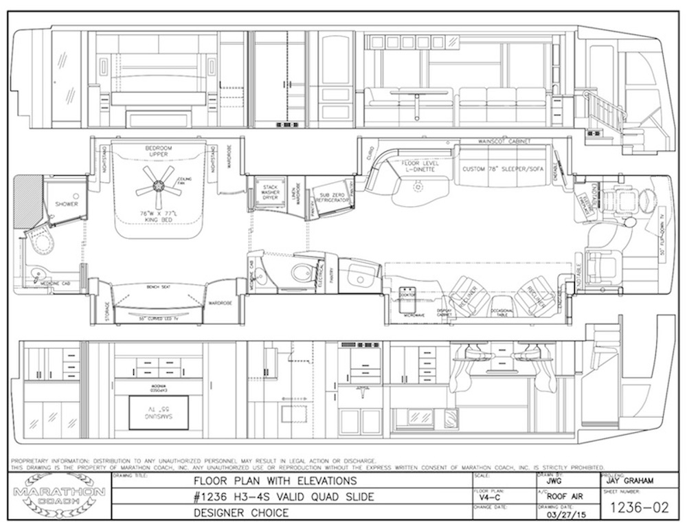 2016 Prevost  Marathon H3-45 For Sale