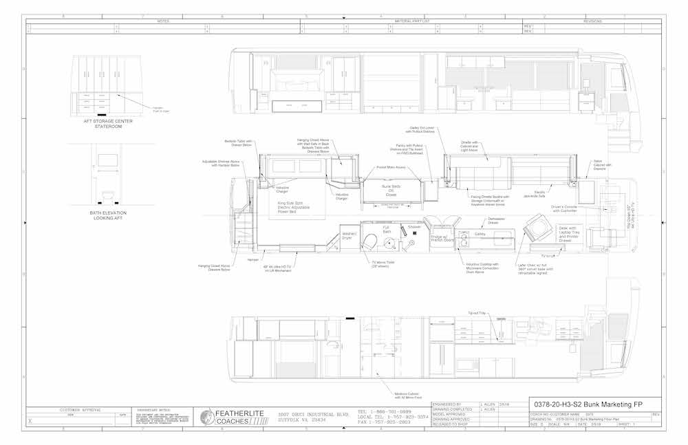 2020 Prevost Featherlite H3-45 For Sale