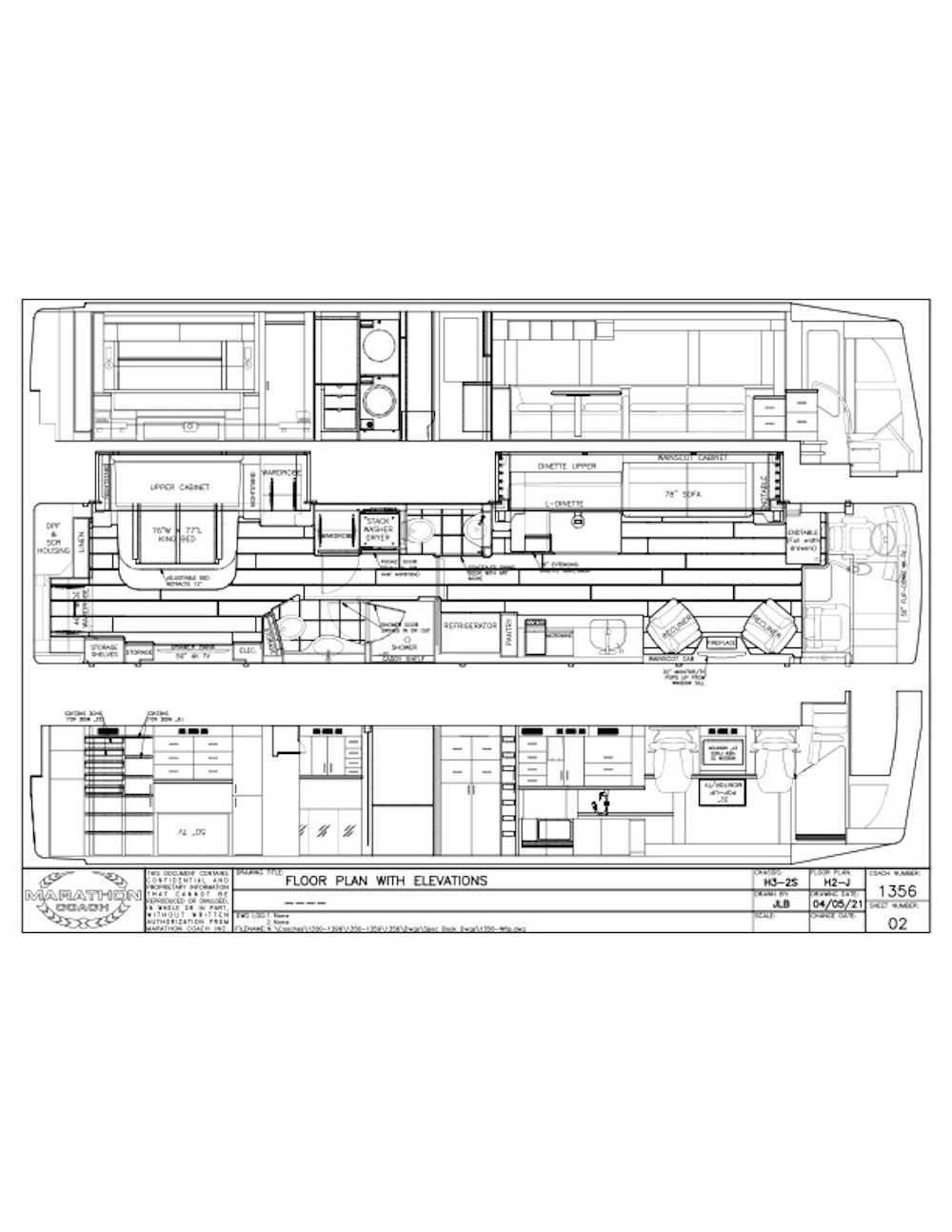 2022 Prevost Marathon  H3-45 For Sale