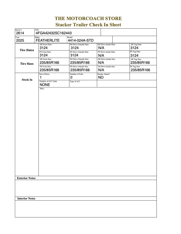 2025 Featherlite Trailer For Sale